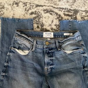 Frame jeans size 26 - ankle cropped